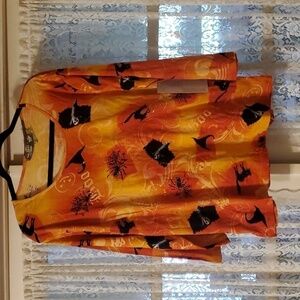 Jane Ashley Plus Size Halloween Top Size 1X NWT